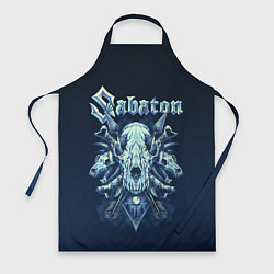 Фартук кулинарный Skull Sabaton, цвет: 3D-принт