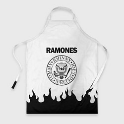 Фартук кулинарный RAMONES, цвет: 3D-принт