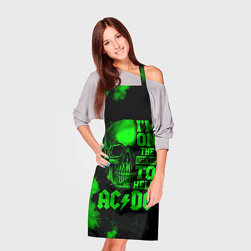 Фартук I'm on the highway to hell ACDC / 3D-принт – фото 3