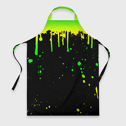Фартук кулинарный НЕОНОВЫЕ ПОДТЕКИ, цвет: 3D-принт