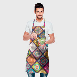 Фартук кулинарный Узоры мандалы, цвет: 3D-принт — фото 2
