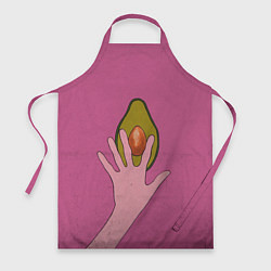 Фартук кулинарный Avocado, цвет: 3D-принт