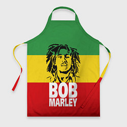 Фартук кулинарный Bob Marley, цвет: 3D-принт