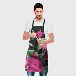 Фартук кулинарный Розы, цвет: 3D-принт — фото 2
