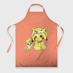 Фартук кулинарный Pikachu Pika Pika, цвет: 3D-принт