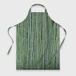 Фартук кулинарный Зеленый бамбук, цвет: 3D-принт