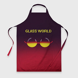 Фартук кулинарный Glass world, цвет: 3D-принт
