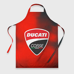 Фартук кулинарный Ducati Corse logo, цвет: 3D-принт