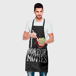 Фартук кулинарный I Love Horror Movies, цвет: 3D-принт — фото 2