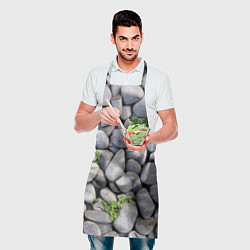 Фартук кулинарный Камни, цвет: 3D-принт — фото 2