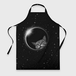 Фартук кулинарный Кот в Космосе, цвет: 3D-принт