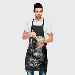 Фартук кулинарный Кристиано Рональдо автограф, цвет: 3D-принт — фото 2
