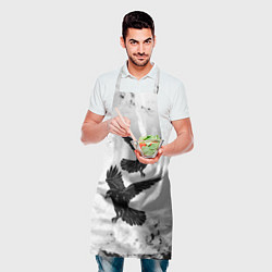 Фартук кулинарный Gothic crows, цвет: 3D-принт — фото 2