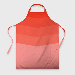 Фартук кулинарный Персиковый Градиент, цвет: 3D-принт