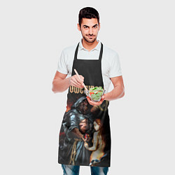 Фартук кулинарный Powerwolf, цвет: 3D-принт — фото 2
