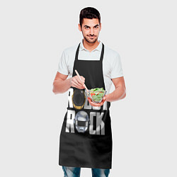 Фартук кулинарный Robot Rock, цвет: 3D-принт — фото 2