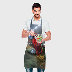 Фартук кулинарный Rocket League, цвет: 3D-принт — фото 2