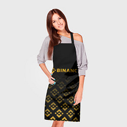 Фартук кулинарный BINANCE БИНАНС БИРЖА, цвет: 3D-принт — фото 2