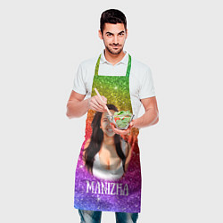 Фартук кулинарный Manizha Радужные блестки, цвет: 3D-принт — фото 2