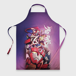 Фартук кулинарный Gurren Lagann, цвет: 3D-принт