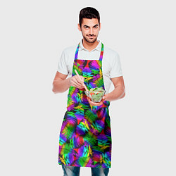 Фартук кулинарный Неоновый папоротник, цвет: 3D-принт — фото 2