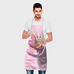 Фартук кулинарный Планета Пончик, цвет: 3D-принт — фото 2