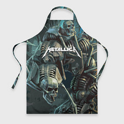Фартук кулинарный Metallica Metal Skull, цвет: 3D-принт