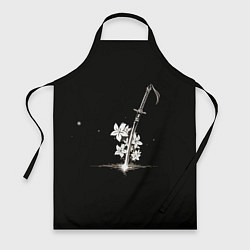 Фартук кулинарный Nier - Sword and Flowers, цвет: 3D-принт