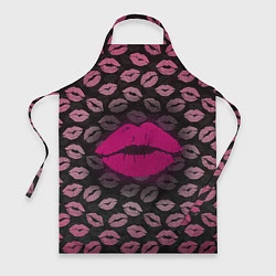 Фартук кулинарный Малиновые губы, цвет: 3D-принт