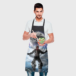 Фартук кулинарный Айзек в мертвом космосе, цвет: 3D-принт — фото 2