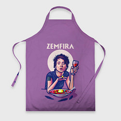 Фартук кулинарный ZEMFIRA арт ужин, цвет: 3D-принт