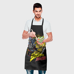 Фартук кулинарный Гвидо Миста - JoJos Bizarre Adventure, цвет: 3D-принт — фото 2