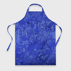 Фартук кулинарный Синие мазки, цвет: 3D-принт