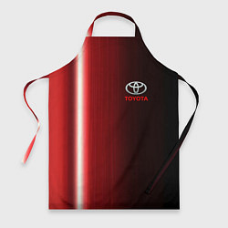 Фартук кулинарный Toyota В полоску, цвет: 3D-принт