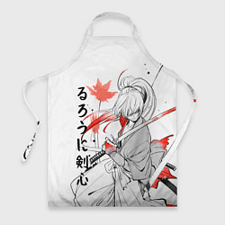Фартук кулинарный Rurouni Kenshin - Бродяга Кэнсин, цвет: 3D-принт