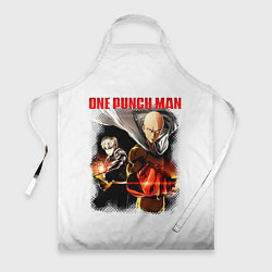 Фартук кулинарный Сайтама и Генос One Punch-Man, цвет: 3D-принт