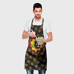 Фартук кулинарный Bomb Pattern Serious Sam, цвет: 3D-принт — фото 2