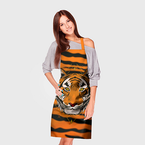 Фартук Тигр настоящий хищник / 3D-принт – фото 3