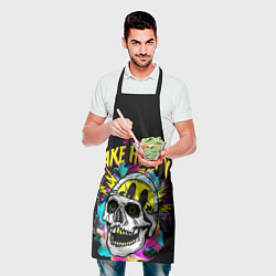 Фартук кулинарный Fake Happy Фальшивое счастье, цвет: 3D-принт — фото 2