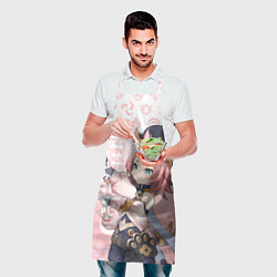 Фартук кулинарный GENSHIN IMPACT, ДИОНА ГЕНШИН ИМПАКТ, цвет: 3D-принт — фото 2