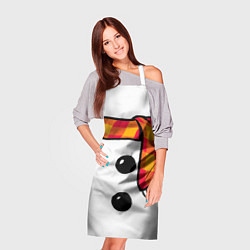Фартук кулинарный Snowman Outfit, цвет: 3D-принт — фото 2