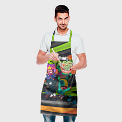 Фартук кулинарный Компания Brawl Stars, цвет: 3D-принт — фото 2