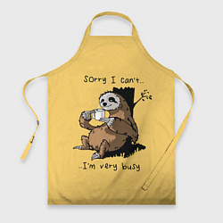 Фартук кулинарный Sorry I cant Im very busy, цвет: 3D-принт