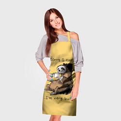 Фартук кулинарный Sorry I cant Im very busy, цвет: 3D-принт — фото 2