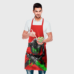 Фартук кулинарный Воин некрона, цвет: 3D-принт — фото 2