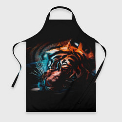 Фартук кулинарный Красивый Тигр лежит, цвет: 3D-принт