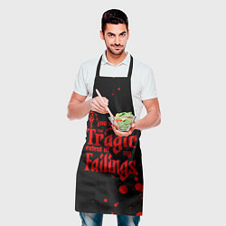 Фартук кулинарный DARKEST DUNGEON RED, БРЫЗГИ КРОВИ, цвет: 3D-принт — фото 2