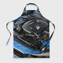 Фартук кулинарный BMW Engine Twin Power Turbo, цвет: 3D-принт