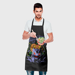 Фартук кулинарный Bulbasaur арт, цвет: 3D-принт — фото 2