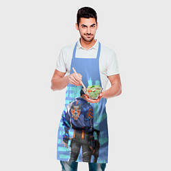 Фартук кулинарный Юру спиной, цвет: 3D-принт — фото 2